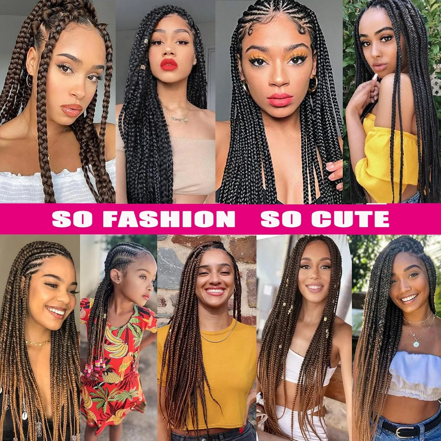Black And Purple And Pink Braiding Hair Pre stretched 18 Inch 8 Packs Pre stretched Braiding Hair Yaki Texture Synthetic Hair Extension Itch Free Hot Water Setting(18", T1B/Purple/Pink02)