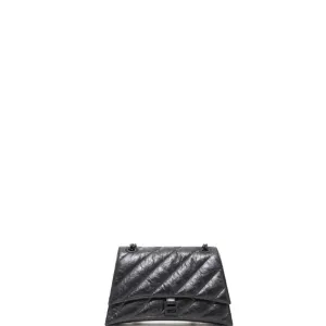 Black Bag Women's Soft Affordable shipping Chain Crush Consistent quality ESMEE in -