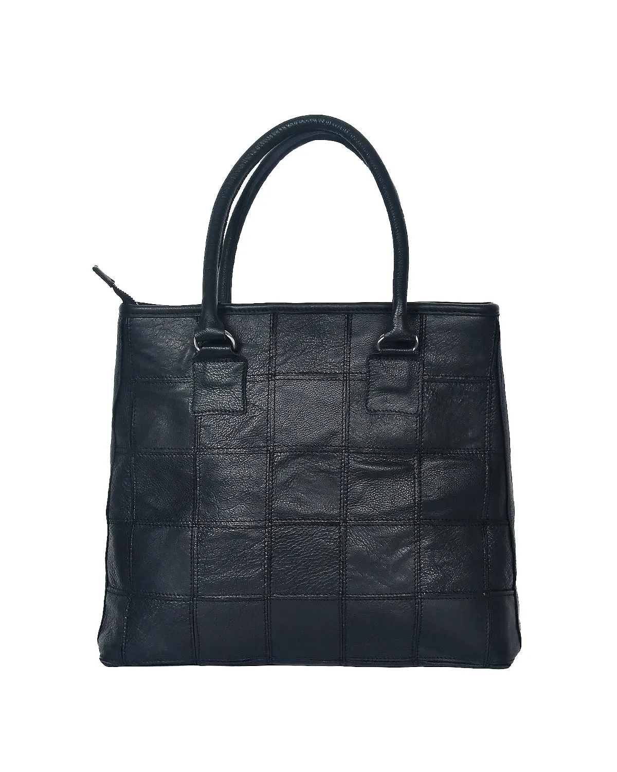 Black Premium Tote Leather Bag, Art: BG-1141