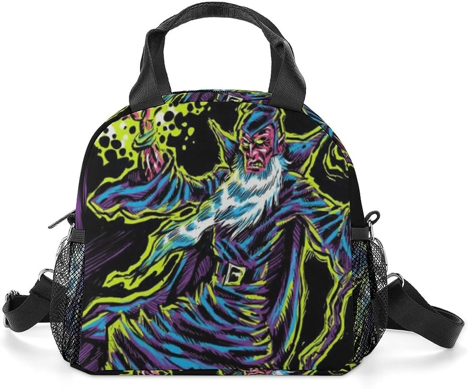 Blacklight by Evil Witch Adjustable Shoulder Strap Insulated And Leak Proof Premium Lunch Bag Unisex