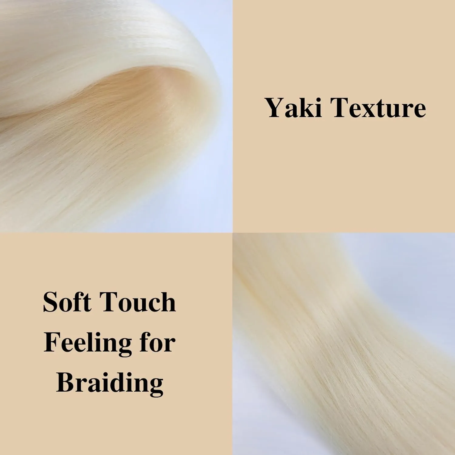 Blonde Braiding Hair Pre stretched 613 Boho Braids Prestretched Braiding Hair for Bohemian Hair Ez Braid Micro Braiding Hair Synthetic Curly Deep Wave Braids