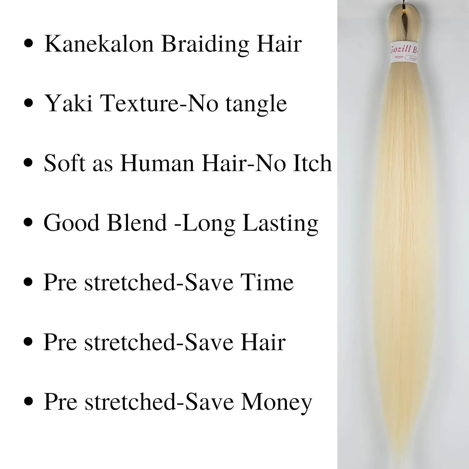 Blonde Braiding Hair Pre stretched 613 Boho Braids Prestretched Braiding Hair for Bohemian Hair Ez Braid Micro Braiding Hair Synthetic Curly Deep Wave Braids