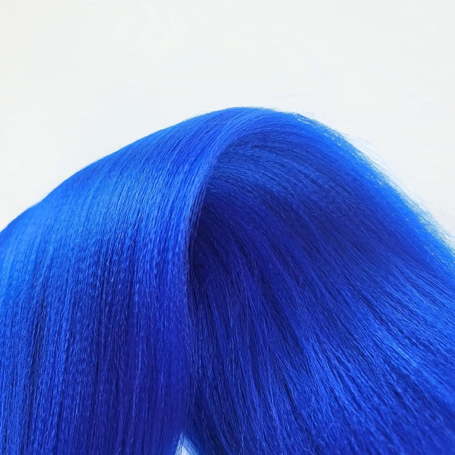 Blue Braiding Hair Pre stretched Curly Ocean Wave Crochet Braids Prestretched Braiding Hair Extensions Hypoallergenic Ez Braid Synthetic Knotless Yaki