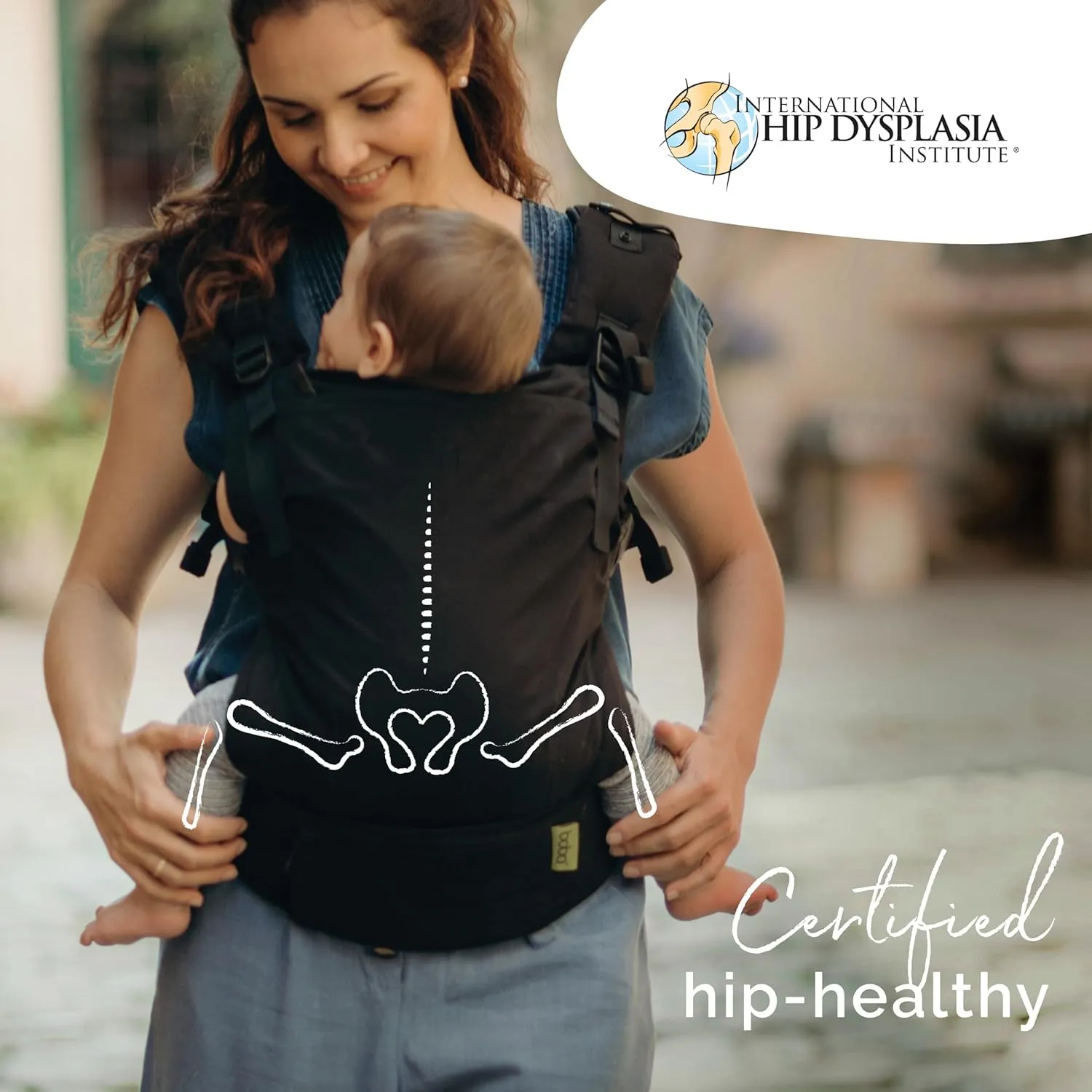 Boba X Baby Carrier - Adaptable, Micro-Adjustable for Babies 7-45 lbs (Black Beauty)