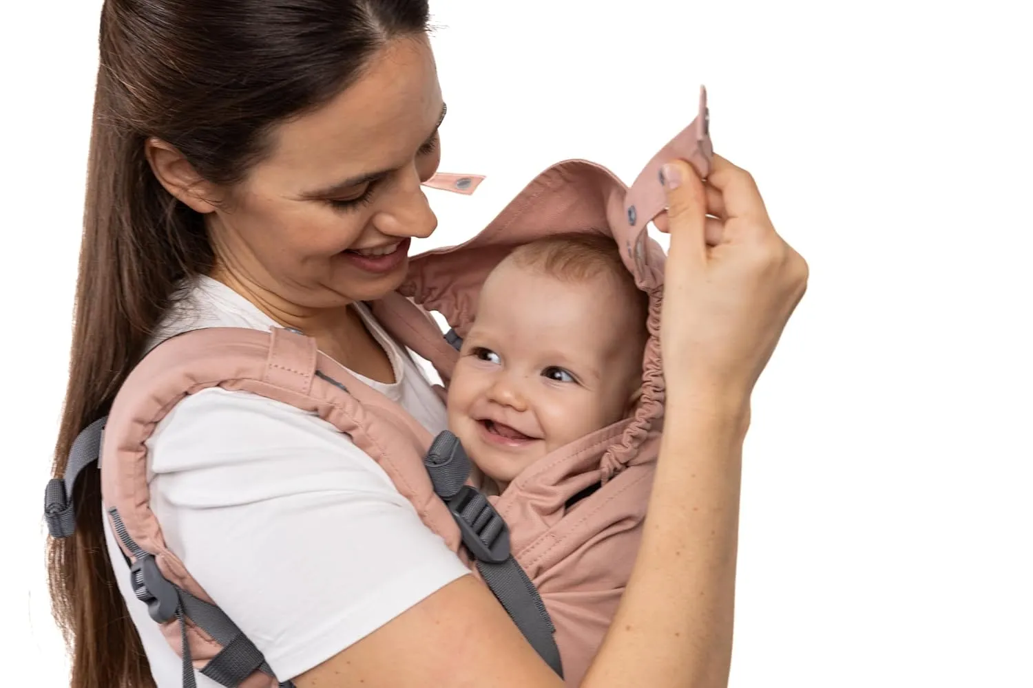 Boba X Ergonomic Baby Carrier - Adjustable Infant Carrier for Newborn to Toddler, Front and Backpack Babywearing 7 to 45 lbs, Baby Carrier with Adjustable Straps and Padded Shoulders (Bloom)
