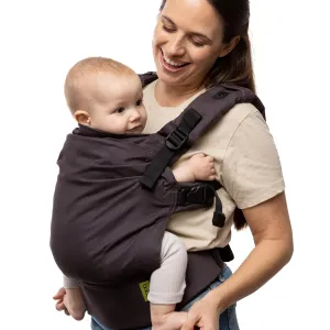 Boba X Ergonomic Baby Carrier - Adjustable Infant Carrier for Newborn to Toddler, Front and Backpack Babywearing 7 to 45 lbs, Baby Carrier with Adjustable Straps and Padded Shoulders (Charcoal)
