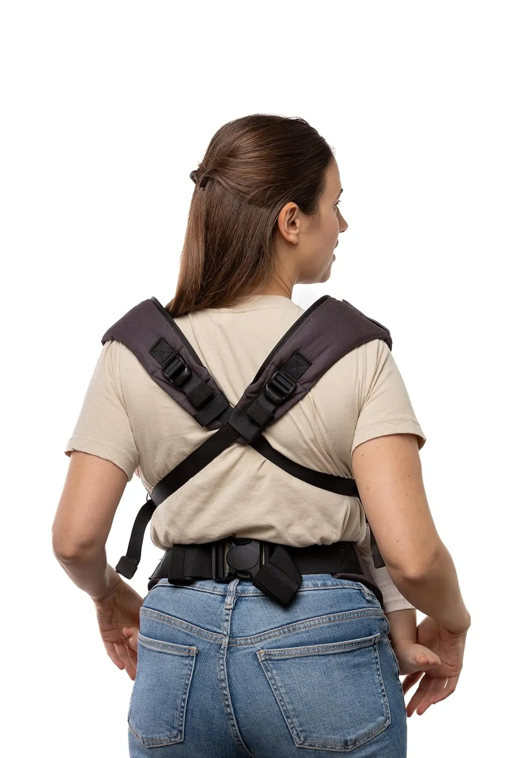 Boba X Ergonomic Baby Carrier - Adjustable Infant Carrier for Newborn to Toddler, Front and Backpack Babywearing 7 to 45 lbs, Baby Carrier with Adjustable Straps and Padded Shoulders (Charcoal)