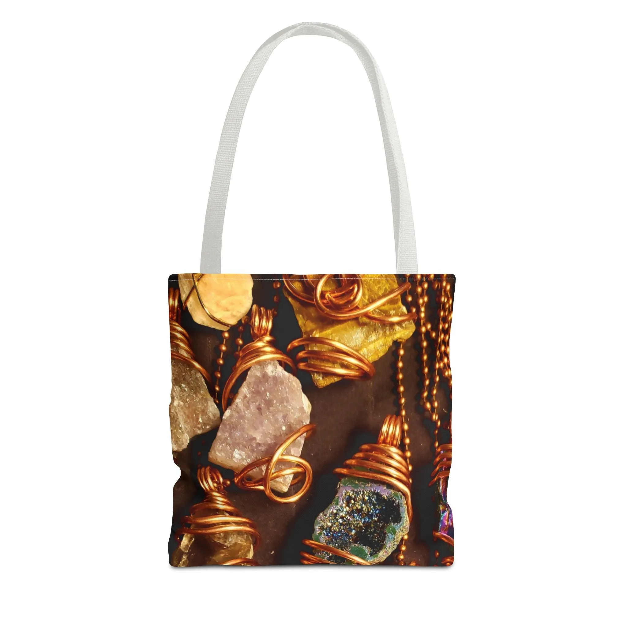 Bohemian Gemstone Tote Bag – Ideal for Eco-Friendly Fashion Lovers