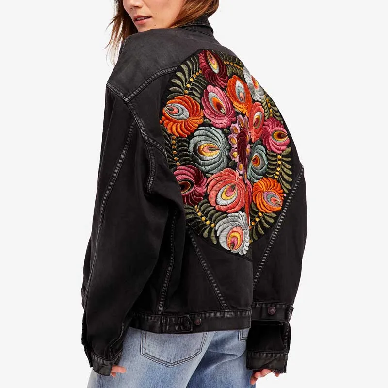 Bohemian Jeansjacke