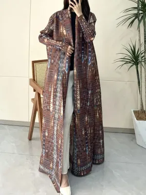 Bohemian Long Kimono | Patterned | Lightweight and Versatile