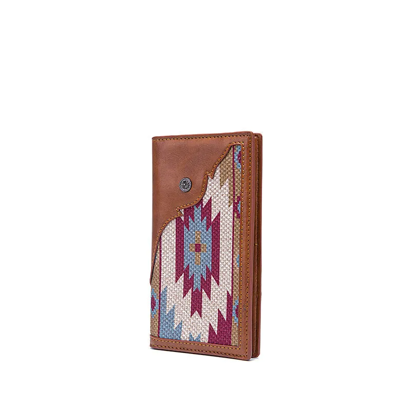 Bohemian Striped Canvas Embroidery Tote