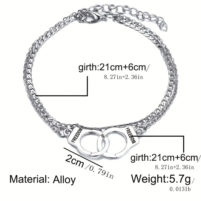 Bohemian Style Men's Handcuff Bracelet Anklet
