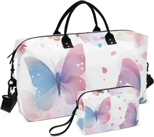 Bolaz Duffle Bag for Travel-Beautiful Butterflies， Easy Update Large Magnectic Sticker Refrigerator Magnets Decor Wash Machine Magnet Decals23"x26"