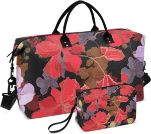 Bolaz Duffle Bag for Travel-Colorful Floral Pattern ， Easy Update Large Magnectic Sticker Refrigerator Magnets Decor Wash Machine Magnet Decals23"x26"
