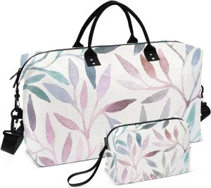 Bolaz Duffle Bag for Travel-Colorful Leaves Pattern， Easy Update Large Magnectic Sticker Refrigerator Magnets Decor Wash Machine Magnet Decals23"x26"