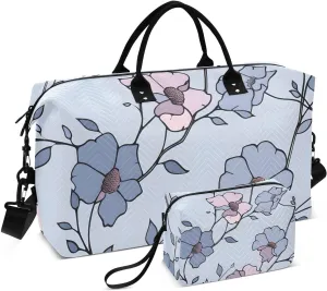 Bolaz Duffle Bag for Travel-Flower Seamless Graph， Easy Update Large Magnectic Sticker Refrigerator Magnets Decor Wash Machine Magnet Decals23"x26"