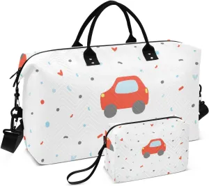 Bolaz Duffle Bag for Travel-Red Car Pattern， Easy Update Large Magnectic Sticker Refrigerator Magnets Decor Wash Machine Magnet Decals23"x26"