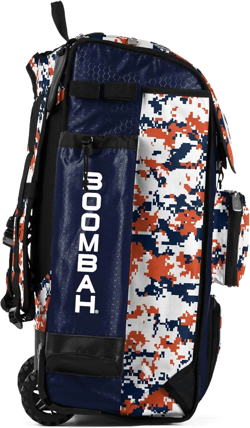 Boombah Catchers Superpack Hybrid Rolling Digital Camo Bat Bag - Multiple Colors - Wheeled & Backpack Version