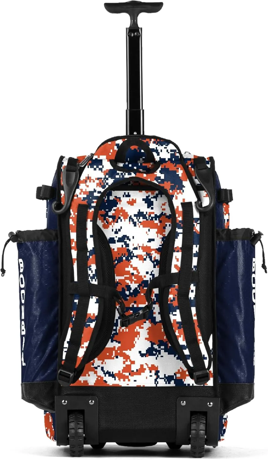 Boombah Catchers Superpack Hybrid Rolling Digital Camo Bat Bag - Multiple Colors - Wheeled & Backpack Version