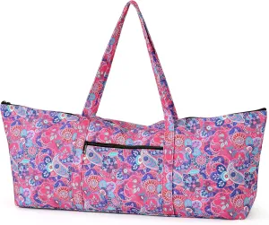 Boulder Bee | Yoga Mat Bag | Large Yoga Mat Carrier with Wet Pocket | Yoga Gifts | Gym Tote Bag for Women