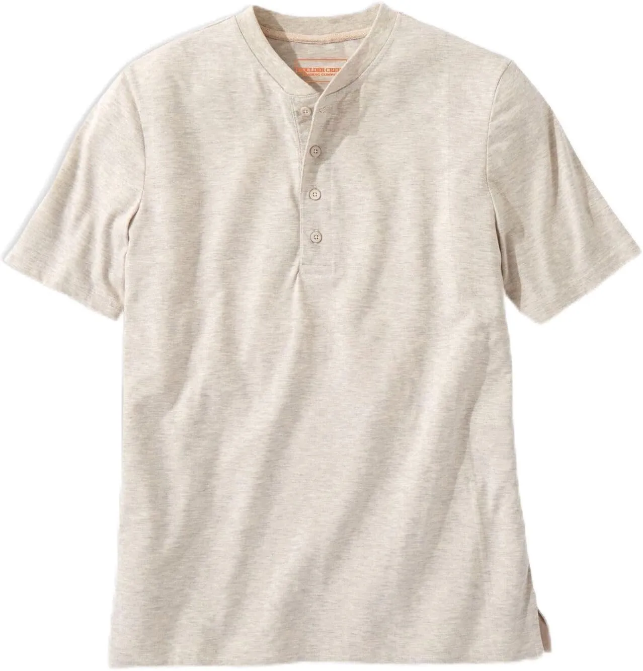 Boulder Creek by Kingsize Men's Big & Tall Heavyweight Short-Sleeve Henley Shirt