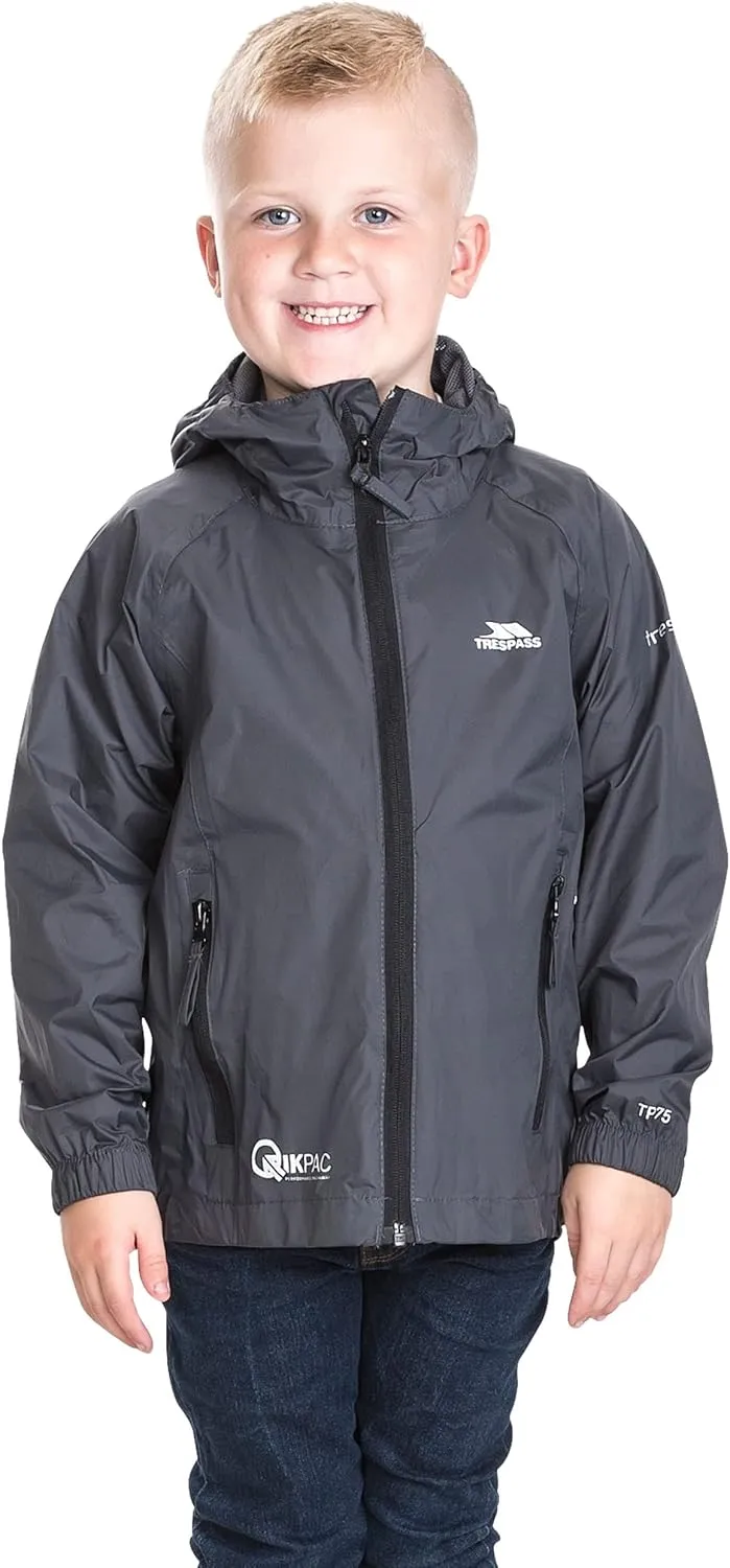 Boys Kids Qikpac Packaway Tp75 Jacket