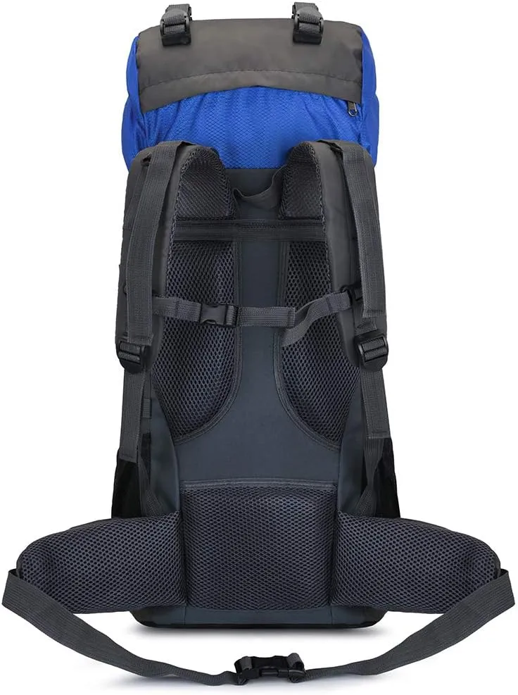Bseash 60L Internal Frame Waterproof Hiking Camping Backpack with Rain Cover, Large Outdoor Sport Travel Daypack Rucksack