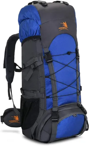 Bseash 60L Internal Frame Waterproof Hiking Camping Backpack with Rain Cover, Large Outdoor Sport Travel Daypack Rucksack