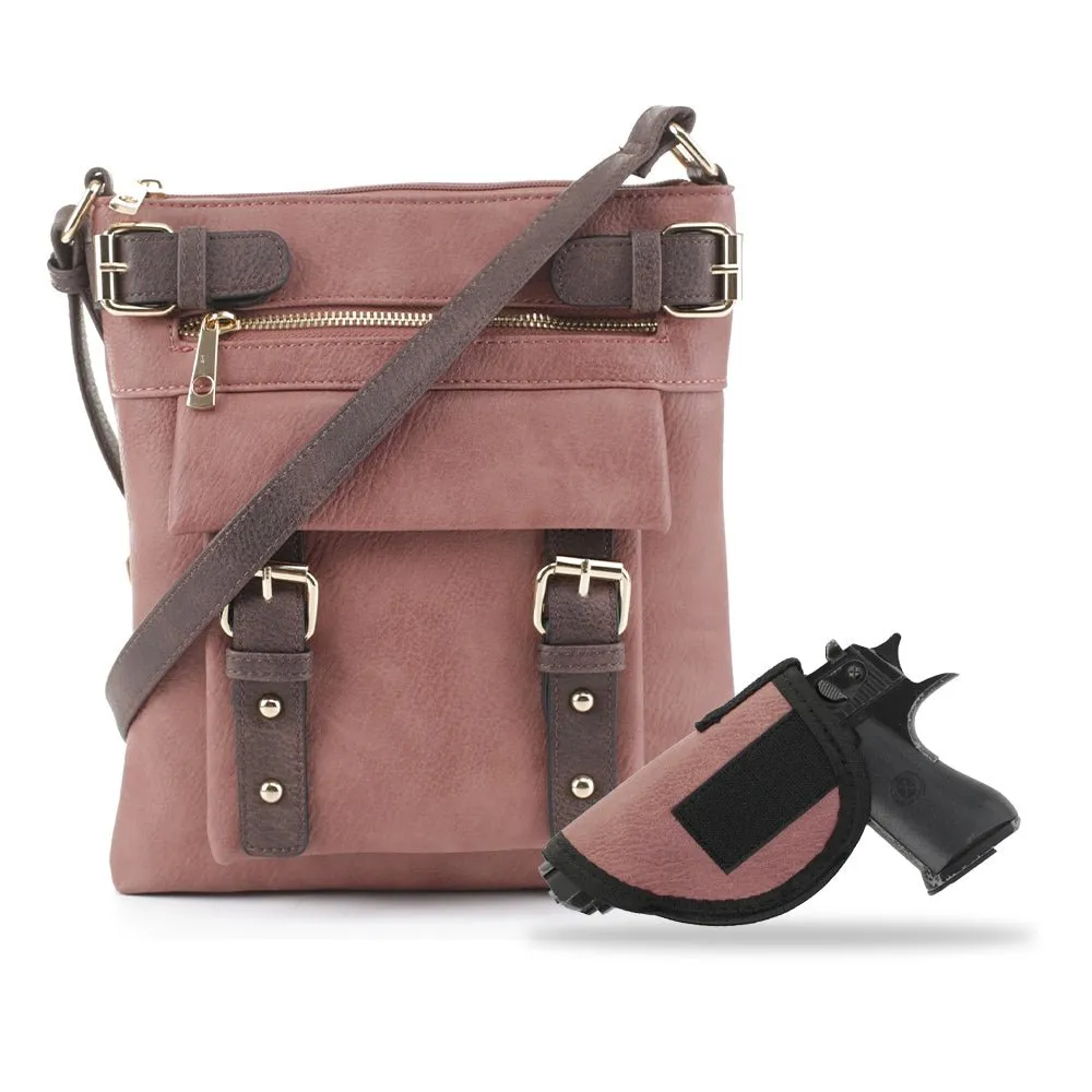 C8535L Concealed Carry Locking Purse Crossbody