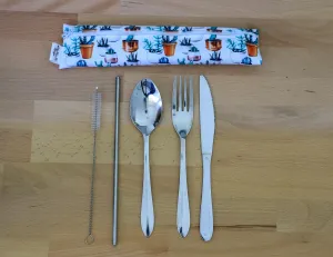 Cactus Cutlery Pouch