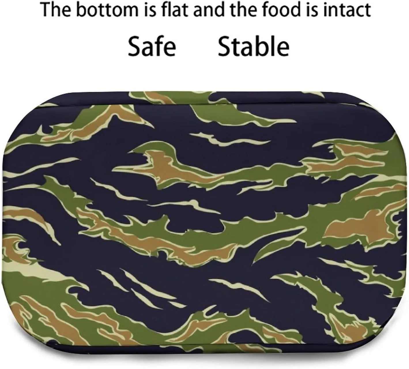 Camouflage Vietnam Tiger Stripe Adjustable Shoulder Strap Insulated And Leak Proof Premium Lunch Bag Unisex