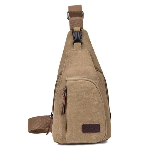 Canvas Multifunction Man Crossbody Bag