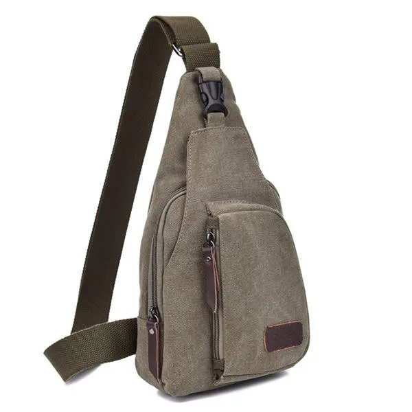 Canvas Multifunction Man Crossbody Bag