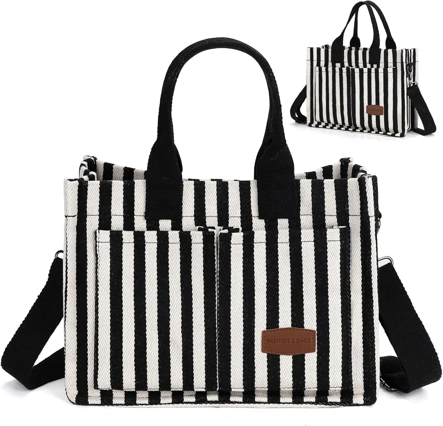 Canvas Tote Bag for Women, Large Work Purses Bible Tote