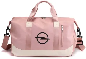 Car Travel Duffel Bag for Opel Combo Tour D 2012-2017, Travel Duffle Bag Weekender Bags Travel Bag Weekender Overnight Bag Sports Gym Tote Bag Travel Carry on Bag Accessories,Pink-A