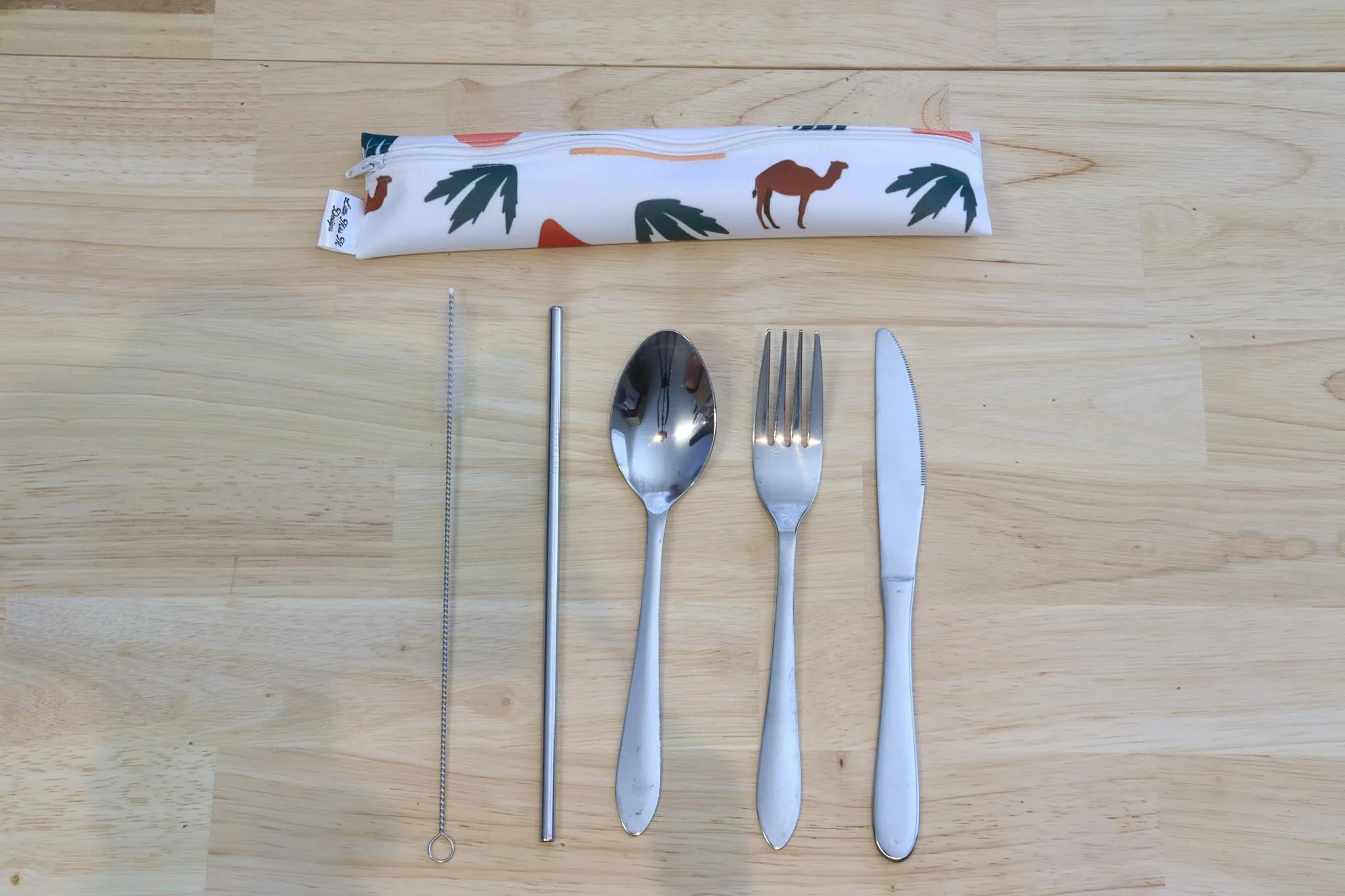 Carmel the Camel Cutlery Pouch