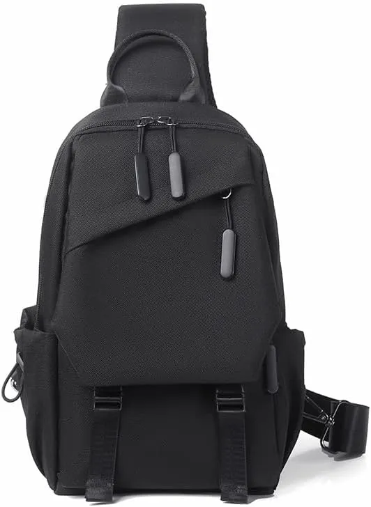 Casual Crossbody Sling Bag for Men, Wear-resistant Reliable Tote Shoulder Bag Daypack for Travel Hiking Shopping