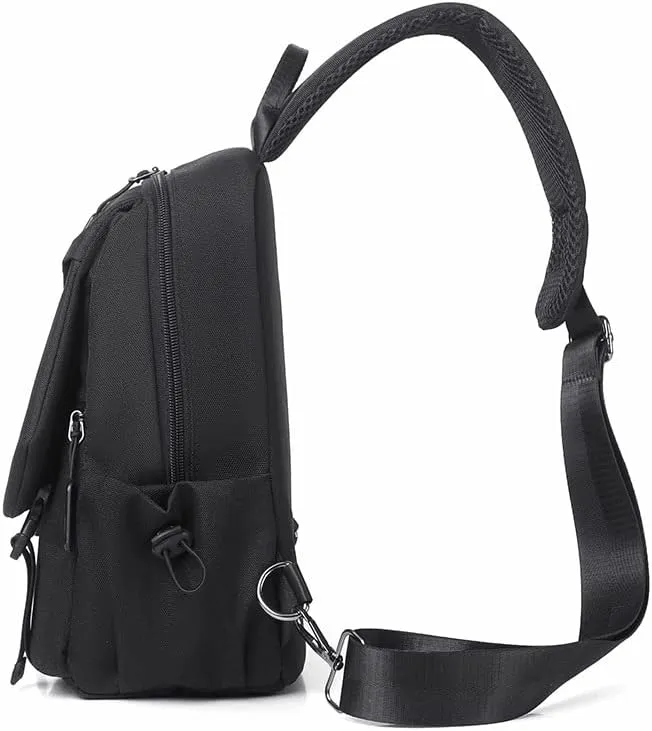 Casual Crossbody Sling Bag for Men, Wear-resistant Reliable Tote Shoulder Bag Daypack for Travel Hiking Shopping