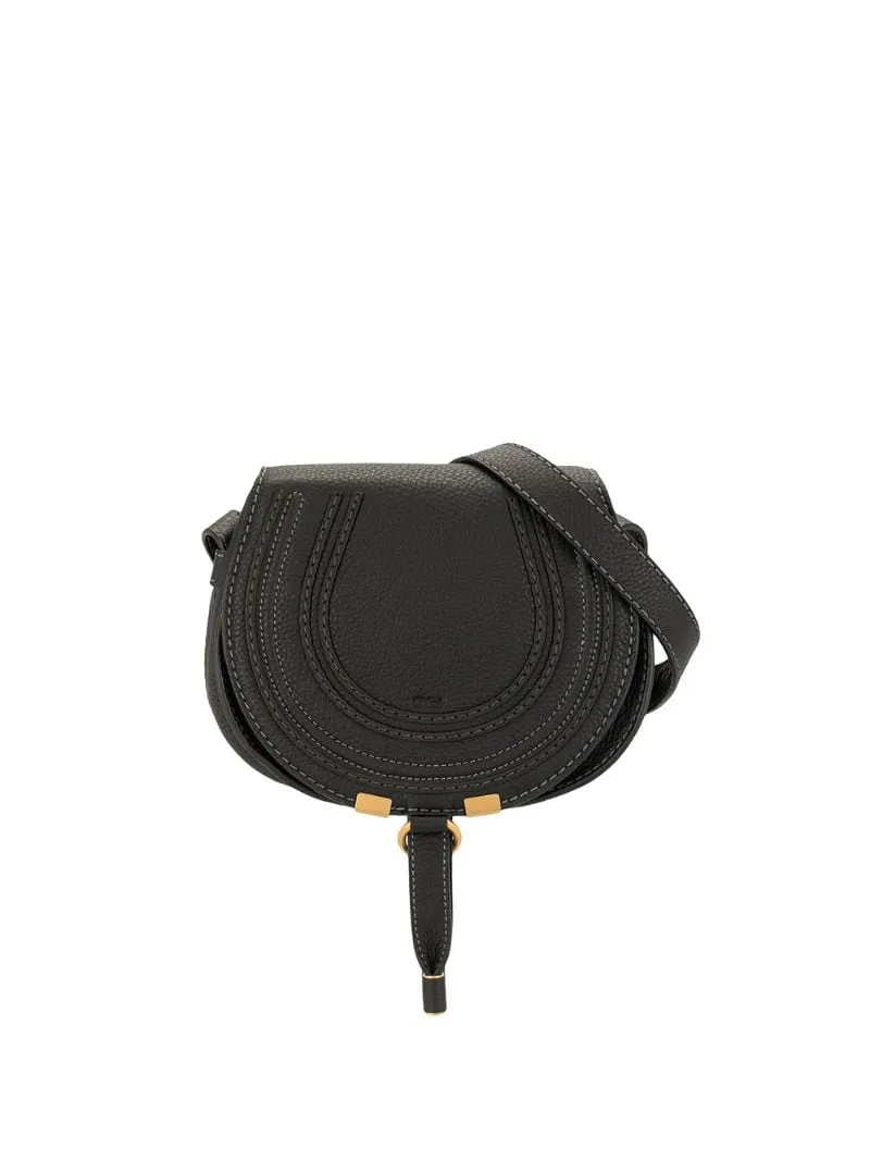 Chloé - small Marcie crossbody bag - women - Leather - One Size - Black