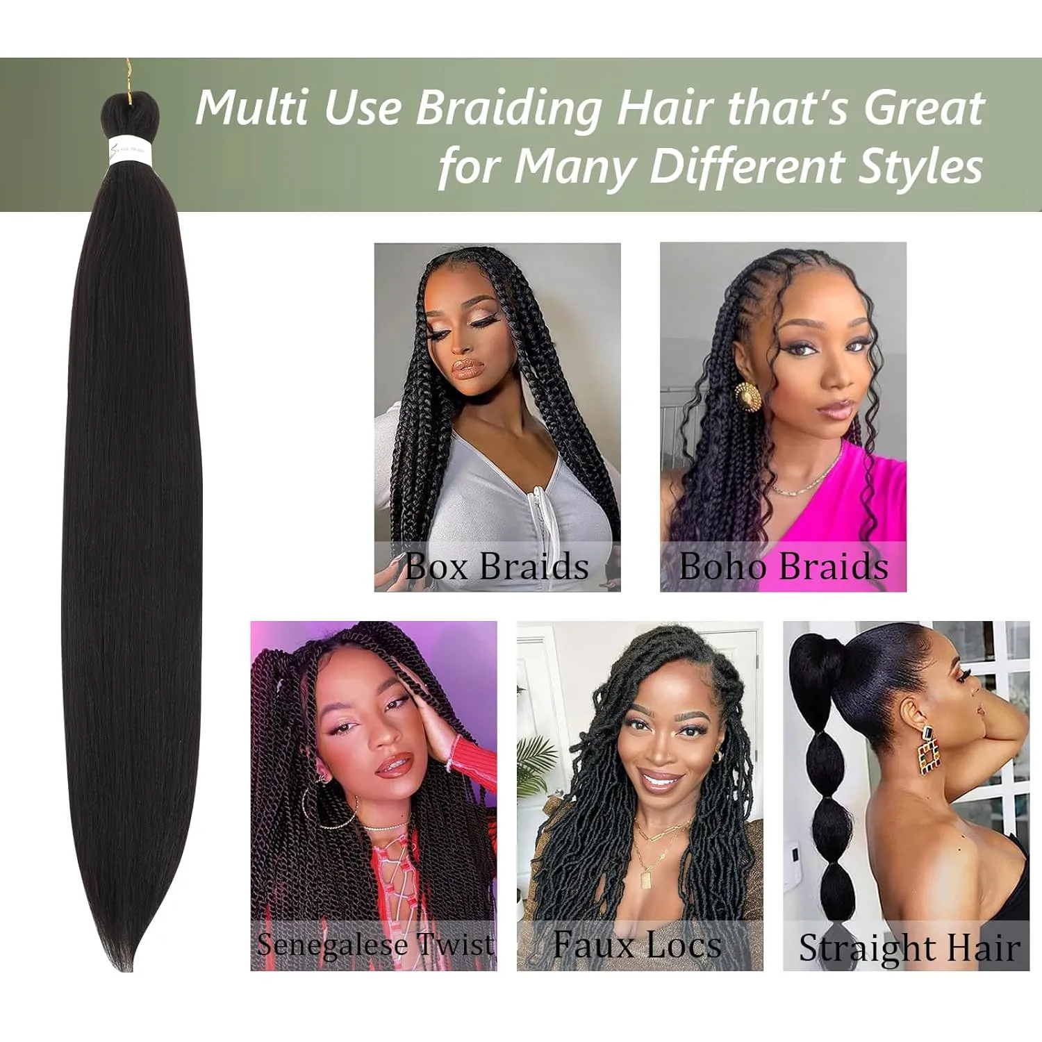 Chocolate Brown Braiding Hair Pre Stretched 18 Inch 8 Packs Braiding Hair Extension Pre Stretched Braiding Hair Synthetic Hair For Braiding Crochet Twist Braids Soft Yaki Texture(18",#4-8P)
