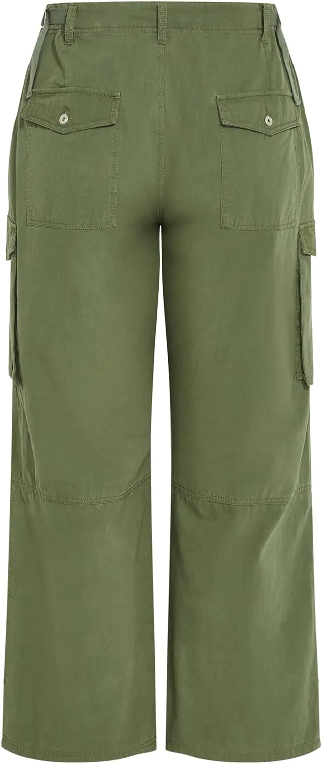 City Chic Womens Plus Size Pant Mia Cargo