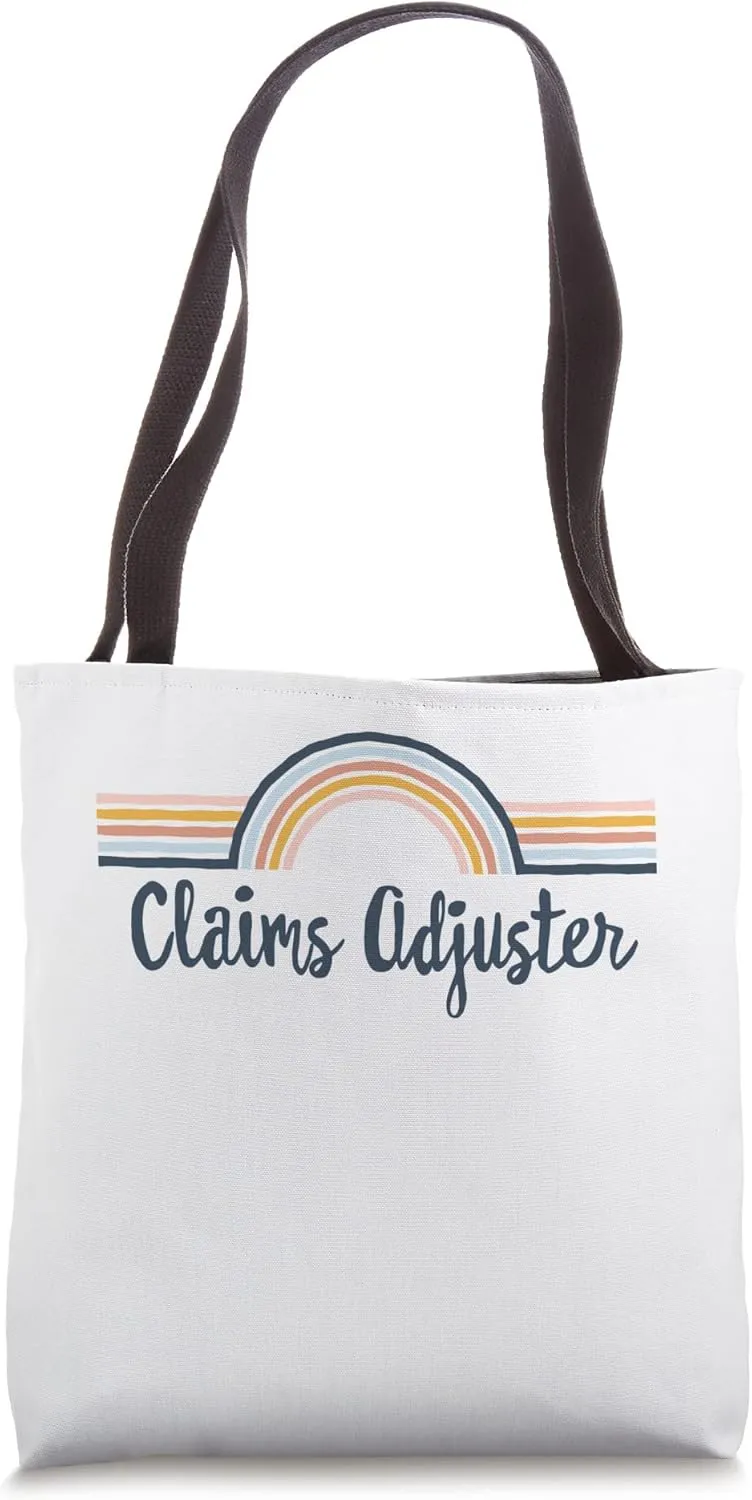 Claims Adjuster boho Rainbow, Matching Claims Adjuster Tote Bag