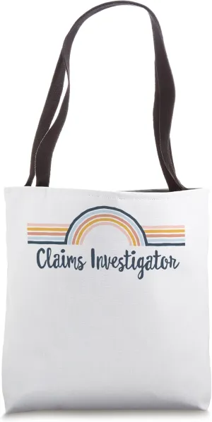 Claims Investigator boho Rainbow, Claims Investigator Tote Bag