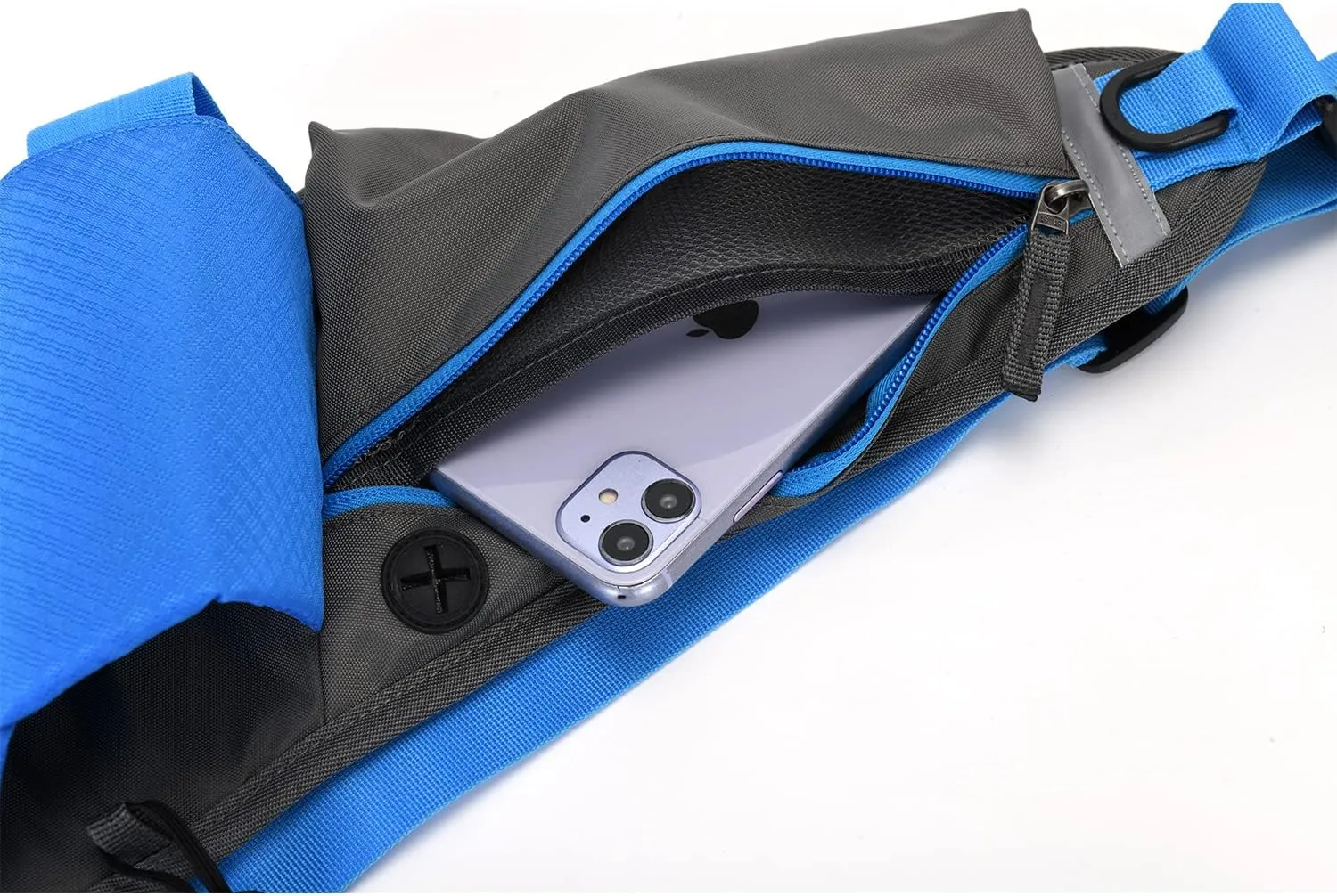 Clakllie Waterproof Running Pack Waist Bag Packs with Adjustable Strap for Workout Travel Sports Outdoor Hip Bum Bags