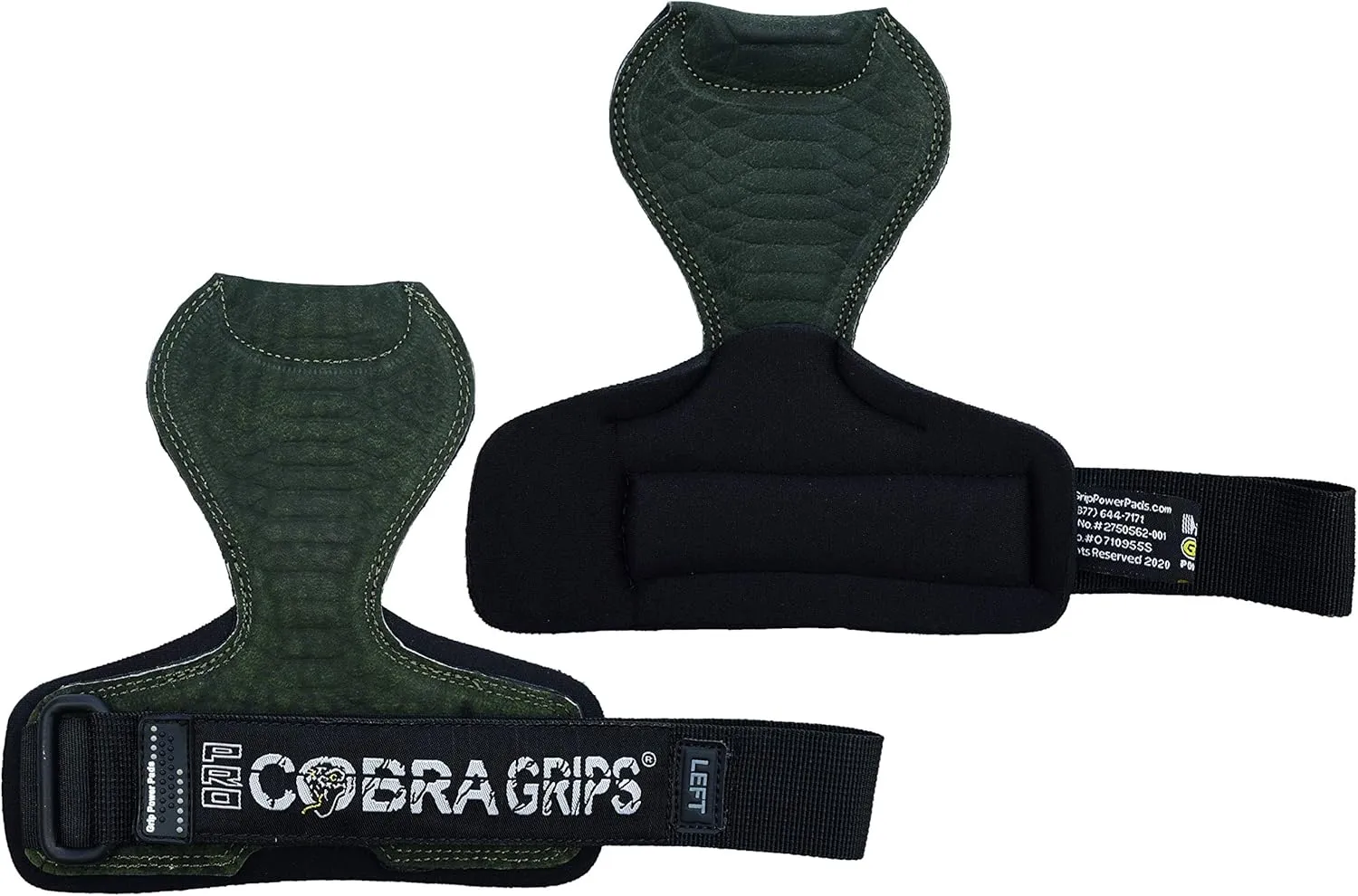 Cobra Grips PRO Weight Lifting Gloves Heavy Duty Straps Alternative Power Lifting Hooks for Deadlifts Adjustable Neoprene Padded Wrist Support Bodybuilding