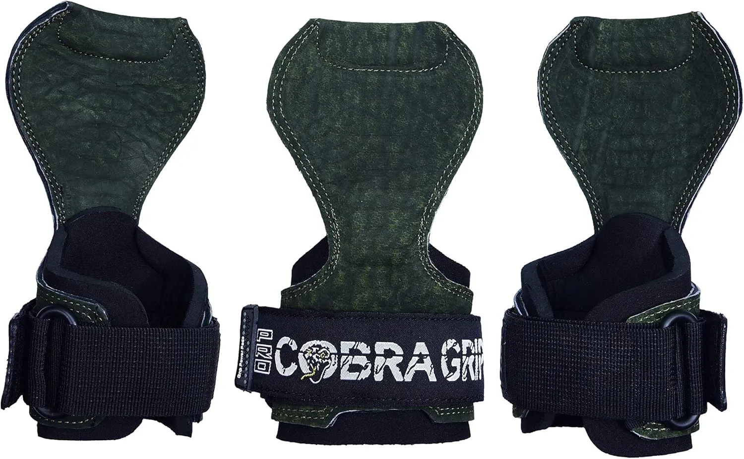 Cobra Grips PRO Weight Lifting Gloves Heavy Duty Straps Alternative Power Lifting Hooks for Deadlifts Adjustable Neoprene Padded Wrist Support Bodybuilding