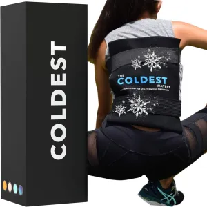 Coldest Multi-Purpose Ice Pack for Back Pain Relief - All Body Use for Lower Back Pain, Swelling, Bruises, Surgery, Cramps - Hot & Cold Therapy - Reusable & Adjustable Gel Pack