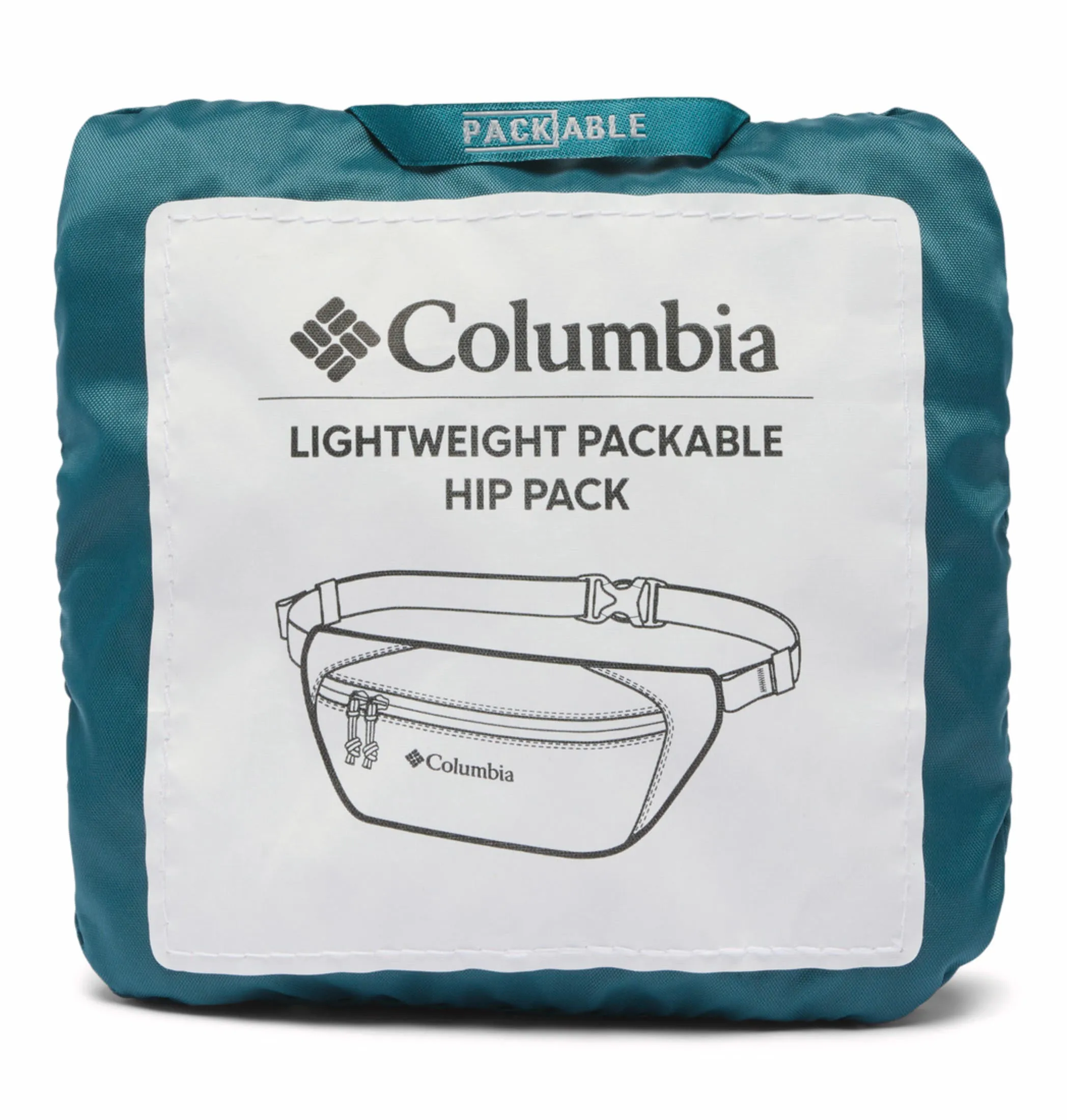 Columbia Unisex Blue Lightweight Packable Hip Pack 2 L