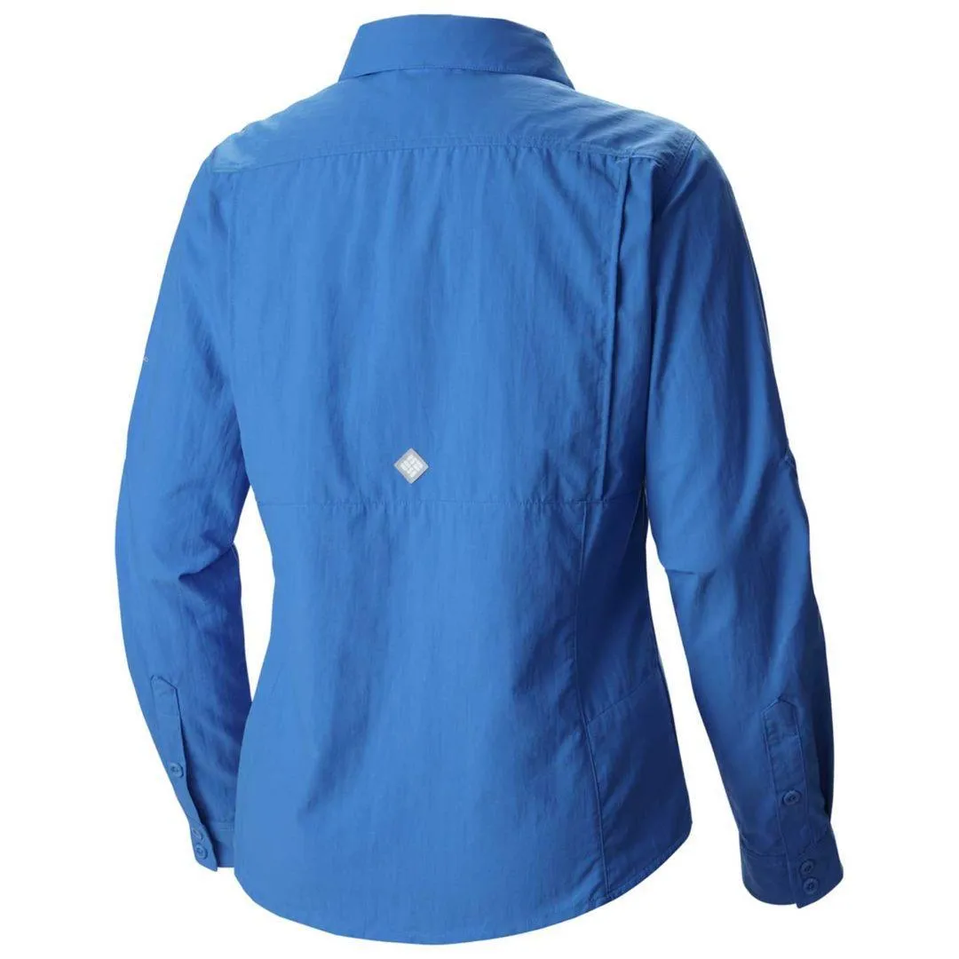 Columbia Women Blue Cascades Explorer Long Sleeve Shirt