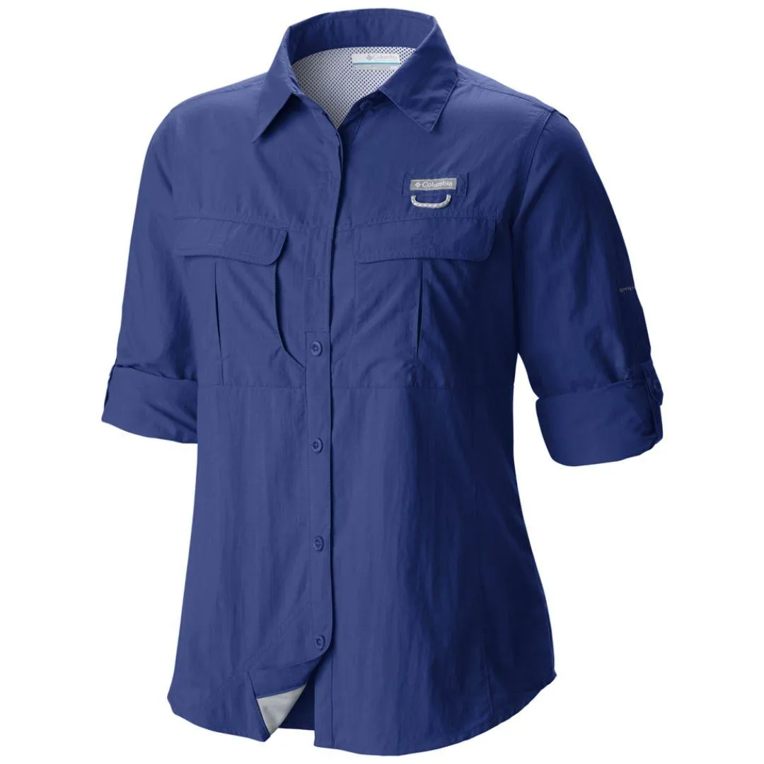 Columbia Women Purple Cascades Explorer Long Sleeve Shirt